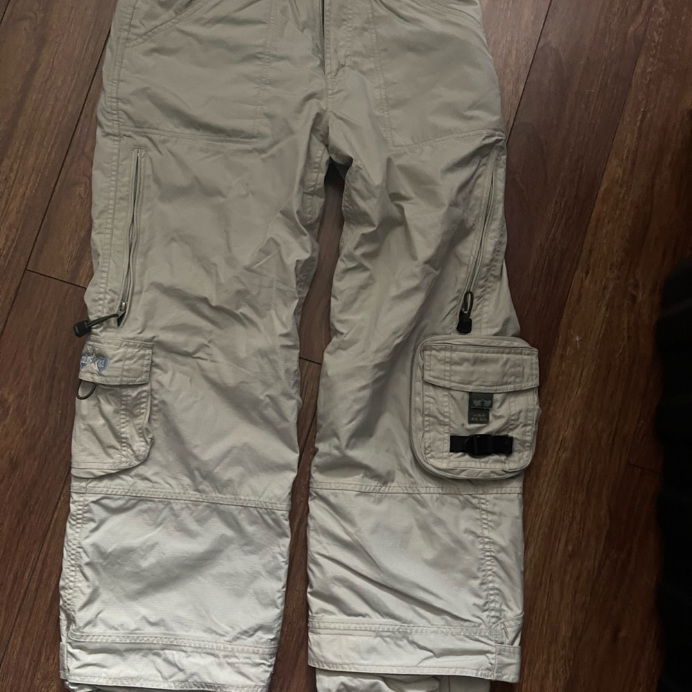 Women's Tan Snow Pants